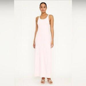 Leze the Label Elegant Cross Back Pink Maxi Dress.   Size-2X